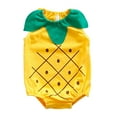 thumbnail image 1 of CheerKidz Toddler Kids Baby Boys and Girls Fashion Romper Cute Watermelon Shapes Print Casual Outfit for Stylish and Comfortable Wear 0-18 Months(Yellow,12-18 Months), 1 of 9
