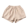 thumbnail image 1 of CheerKidz Toddler Kids Boys and Girls Fashion Pants Softable Solid Color Home Sleepwear and Casual Shorts for Everyday Relaxation 0-24 Months(,24 Months), 1 of 2