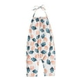thumbnail image 1 of CheerKidz Toddler Kids Boys Girls Summer Fashion Cute Flower Print Lacing Romper - Stylish, Comfortable, and Perfect for Every Summer 1-5Years(White,2 Years), 1 of 1