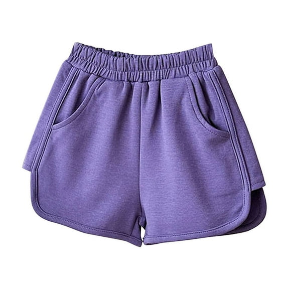 CheerKidz Toddler Kids Girls Fashion Pants Solid Color Cute Summer Leisure Shorts for Softable and Stylish Everyday Wear 1-9 Years(,3 Years)
