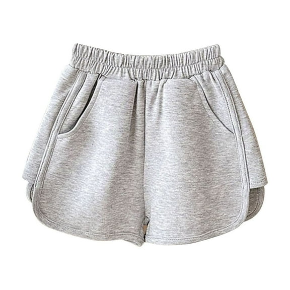 CheerKidz Toddler Kids Girls Fashion Pants Solid Color Cute Summer Leisure Shorts for Softable and Stylish Everyday Wear 1-9 Years(,5 Years)