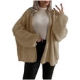 thumbnail image 1 of CheerKidz Women Fashion Knit V Neck Cardigan Loose Fit Sweater Casual Everyday Wear Versatile All Season Soft Cozy Lightweight Warm Stylish(Khaki#2,M), 1 of 6