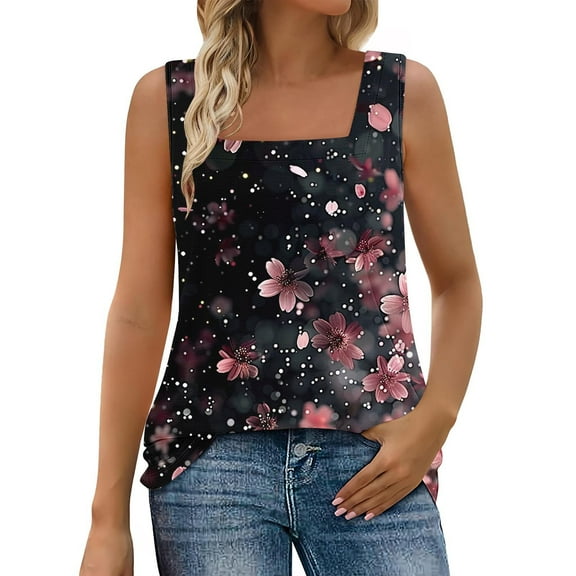 CheerKidz Women's V-Neck Sleeveless Solid Summer Casual Tops Spring and Summer Fashion Trendy Tunic, Breathable Vacation Wear(Multicolor,M)