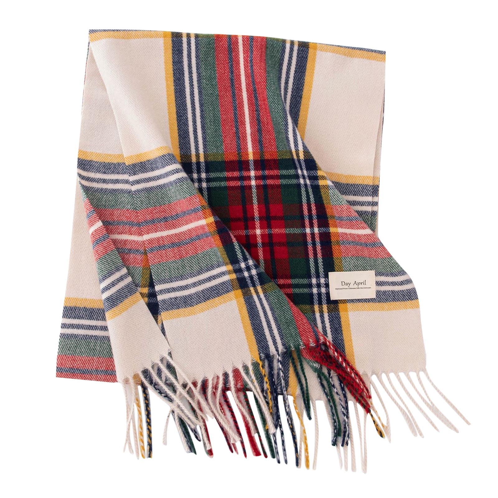 CheerKidz Womens Christmas Plaid Scarf Soft Warm Shawl Wrap Winter ...