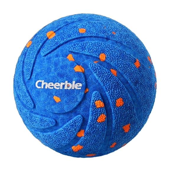 Cheerble Wicked Ball Air Automatic Fetch Dog Toy, Royal Blue, Medium