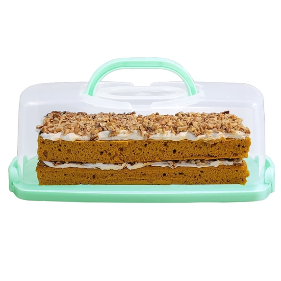 Cheeren PP Plastic Portable Handle Green Bread Box - Walmart.com