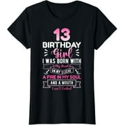 Cheerful 13th Bday Tee for Hilarious Adolescents Entering Teenhood