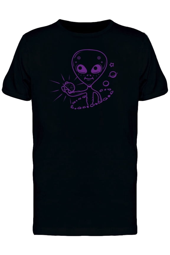 Cheerful Alien Tee Men's -Image by Shutterstock