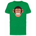 thumbnail image 1 of Cheerful Chimpanzee Head Tee Men's -Image by Shutterstock, 1 of 1