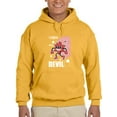 thumbnail image 1 of Cheerful Devil Techno Style Hoodie Men -Image by Shutterstock, Male x-Large, 1 of 4
