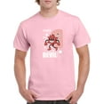 thumbnail image 1 of Cheerful Devil Techno Style T-Shirt Men -Image by Shutterstock, Male Medium, 1 of 4