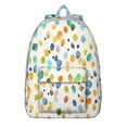 thumbnail image 1 of Cheerful Flowers Print Backpack Gift Idea Large School College Bookbag with Laptop Sleeve Reliable Everyday Backpack for Work Campus, 1 of 5