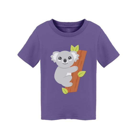 Cheerful Koala Bear Design T-Shirt Toddler -Image by Shutterstock, 5 Toddler