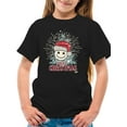thumbnail image 1 of Cheerful Merry Christmas Graphic T-shirt, 1 of 4