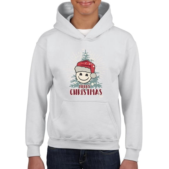 Cheerful Merry Christmas Graphic Youth's Hoodie