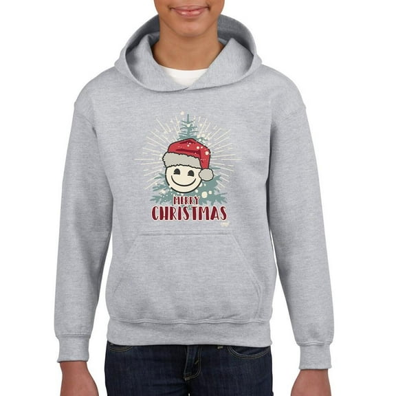 Cheerful Merry Christmas Graphic Youth's Hoodie
