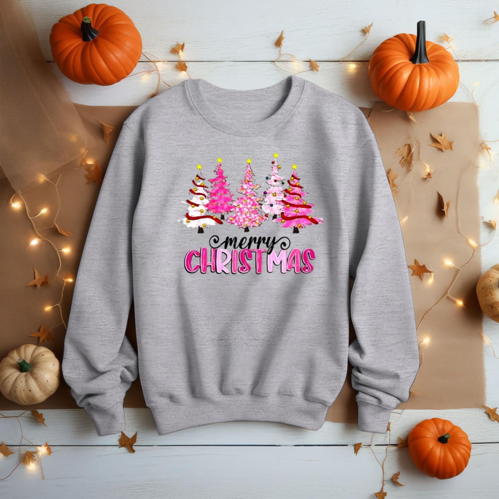 Cheerful Pink Christmas Tree 2024 shirtremovebgpreview