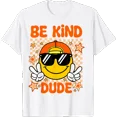 thumbnail image 1 of Cheerful Smiley Face Orange Anti-Bullying T-Shirt for Unity Day Kindness Celebration, 1 of 5