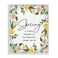thumbnail image 1 of Cheerful Spring Typography Quote Floral Blossom Border White Framed Giclee Art, 11 x 14, Made In USA, 1 of 7