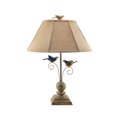 thumbnail image 1 of Cheerful Taupe Base Table Lamp with 3D Colorful Birds, 1 of 4