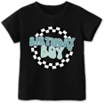 thumbnail image 1 of Cheerilulu Birthday Boy Toddler T-Shirt, Happy Birthday Dude Shirt, 1 of 6