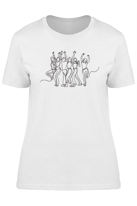 Cheering Crowd T-Shirt Women -Image by Shutterstock, Female Medium