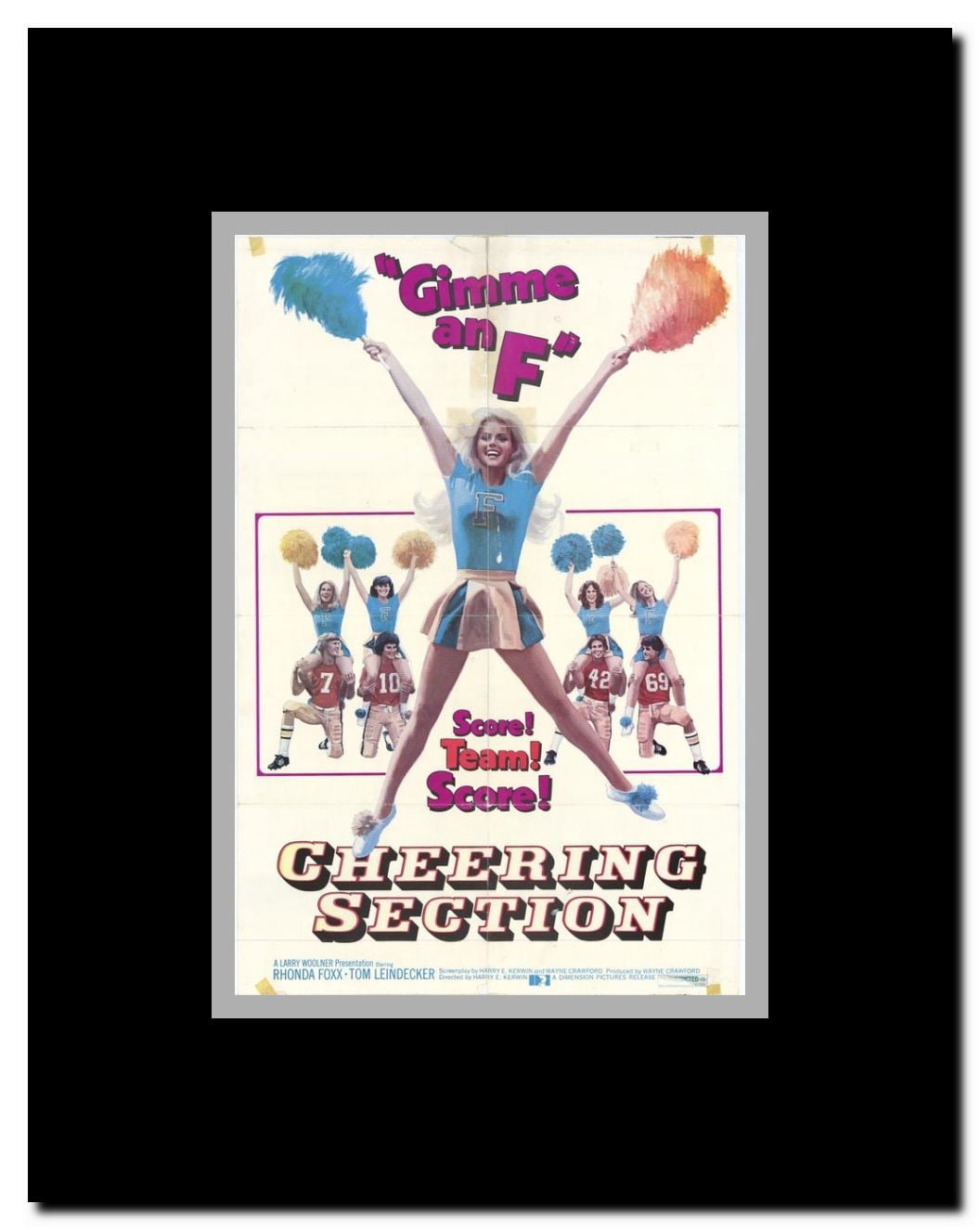 Cheering Section Framed Movie Poster