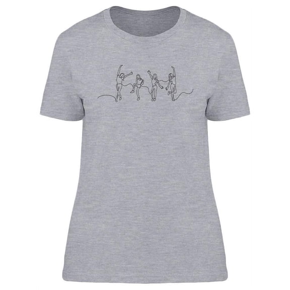 Cheering Team Of Girls T-Shirt Women -Image by Shutterstock, Female XX-Large
