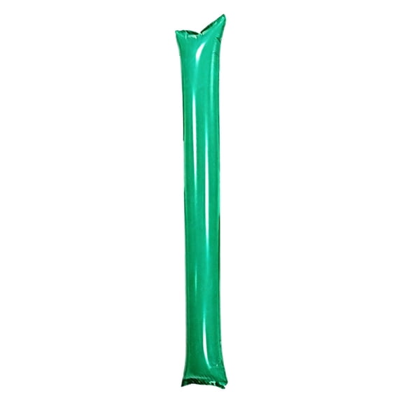 Cheering Team Spirit Stick Clapper,Cheerleading Plastic Inflatable Stick,Round Head Stick Noise Maker,for Sporting Events,Dance Party Favors,Concerts,3.93x23.62 inch(Green)
