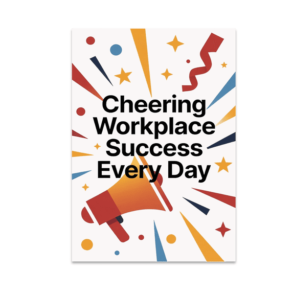 Cheering Workplace Success Every Day - Office Decor Enthusiast - 13x19 ...