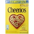 Cheerios, Breakfast Cereal, Gluten Free, Family Size, 21 oz. Cereal Box