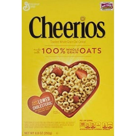 Cheerios Cereal Toasted Whole Grain- 8.9 Oz (Pack of 12)