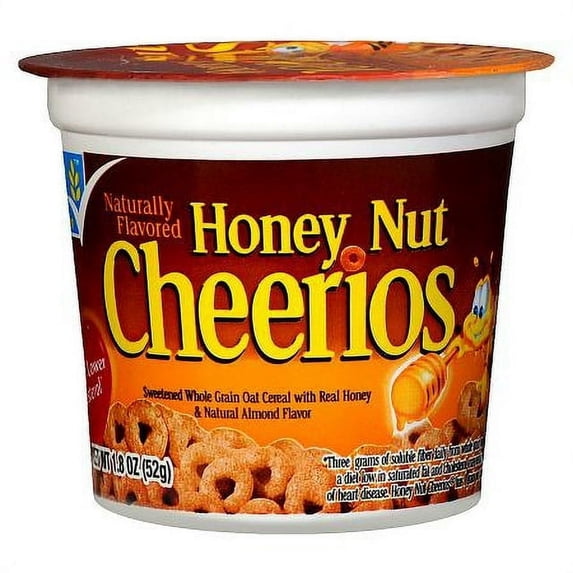 Cheerios Honey Nut Cereal Cup1.8 oz Pack of 2