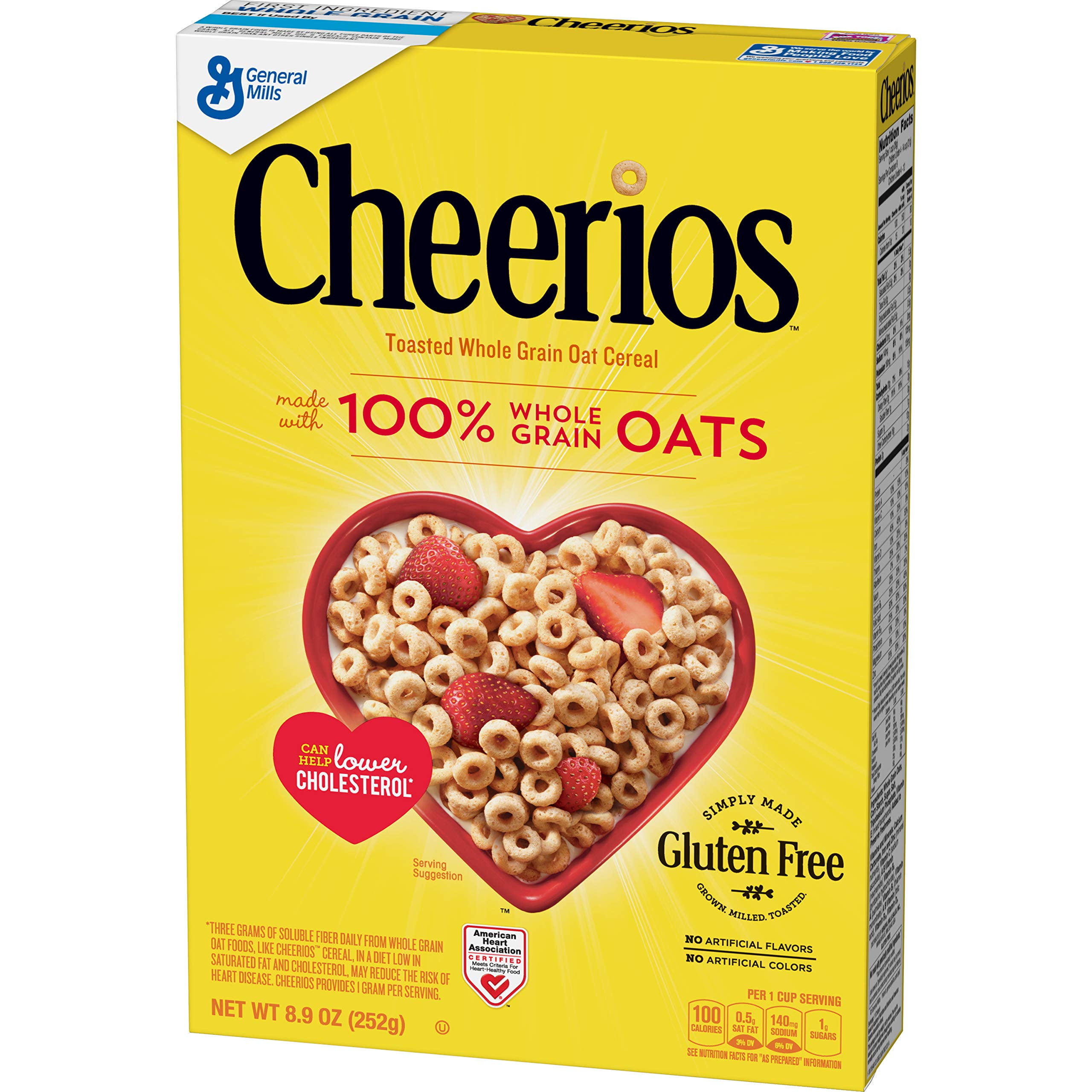 Cheerios Multi Grain , Gluten Free, Multigrain Cereal, 9 Oz(Pack Of 4) [Packaging May Vary