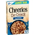 thumbnail image 1 of Cheerios Oat Crunch Almond Breakfast Cereal, 18.2 oz Box (Pack of 32), 1 of 3