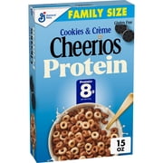 Cheerios Protein Cereal, Cookies and Crème, 8g Protein, Family Size, 15 oz