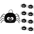 thumbnail image 1 of Cheerland 8 Pcs Spider Gift Bag 8 Pack Black Glitter Halloween Goodie Bags with Handles & Pipe Summerween Cute Spooky Party Favors, 1 of 7