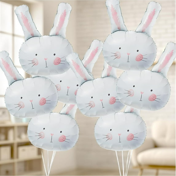 Cheerland Bunny Balloons Some Bunny Is One Foil Balloons for Rabbit First Birthday Party Decorations Easter Party