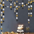 thumbnail image 1 of Cheerland Gold Back Circle Dots Garland streamers Party Decorations Hanging Backdrop Decoration, 1 of 8