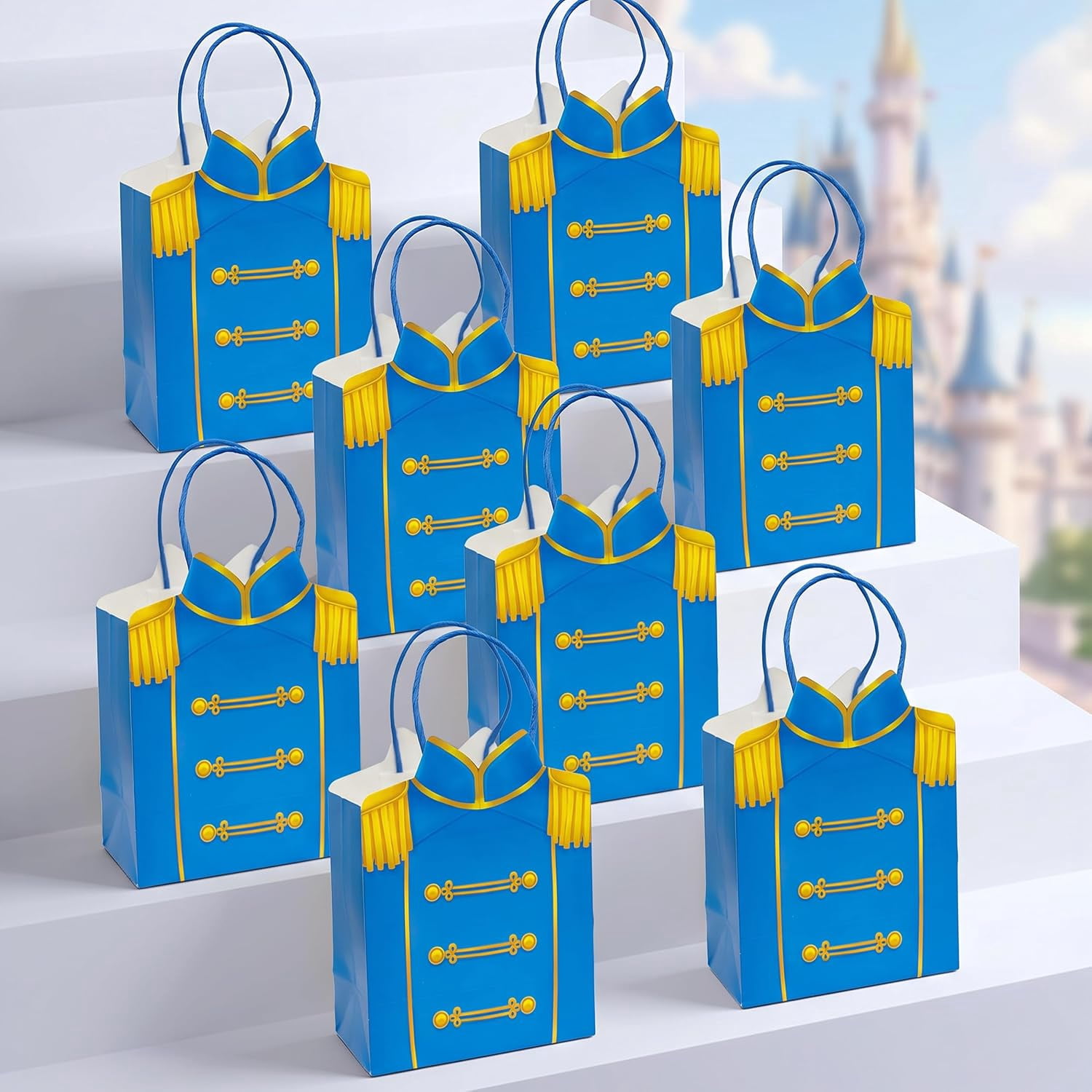 Cheerland Royal Prince Party Favors Bags Blue Suit Shaped Candy Treat ...