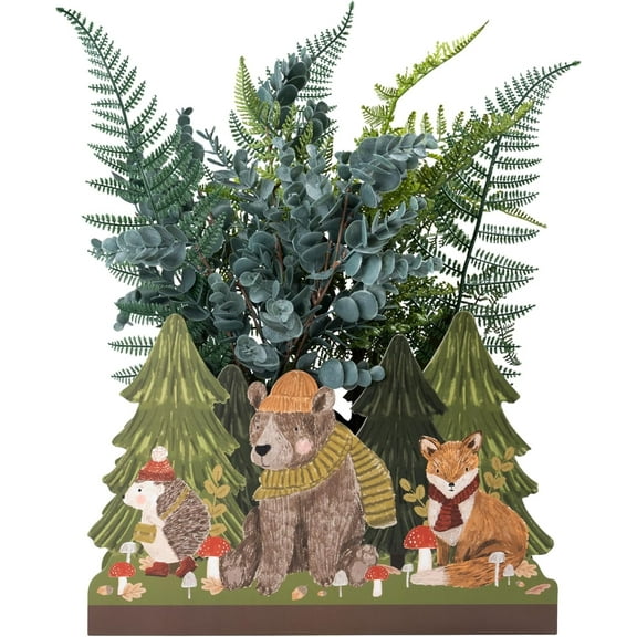 Cheerland Woodland Animal Green Centerpiece for Kids Birthday Party