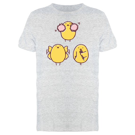 Cheerleader And Singer Chicken Tee Men's -Image by Shutterstock