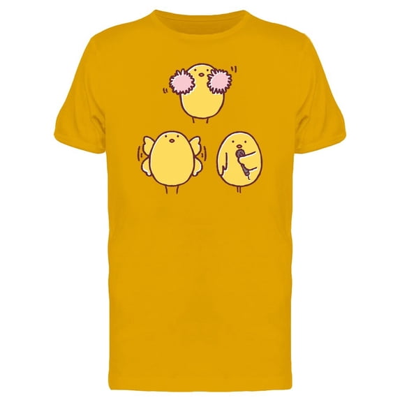 Cheerleader And Singer Chicken Tee Men's -Image by Shutterstock