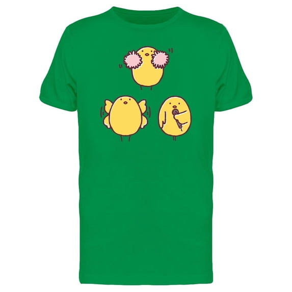 Cheerleader And Singer Chicken Tee Men's -Image by Shutterstock