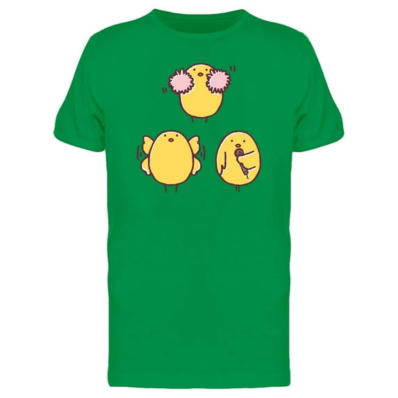 Cheerleader And Singer Chicken Tee Men's -Image by Shutterstock