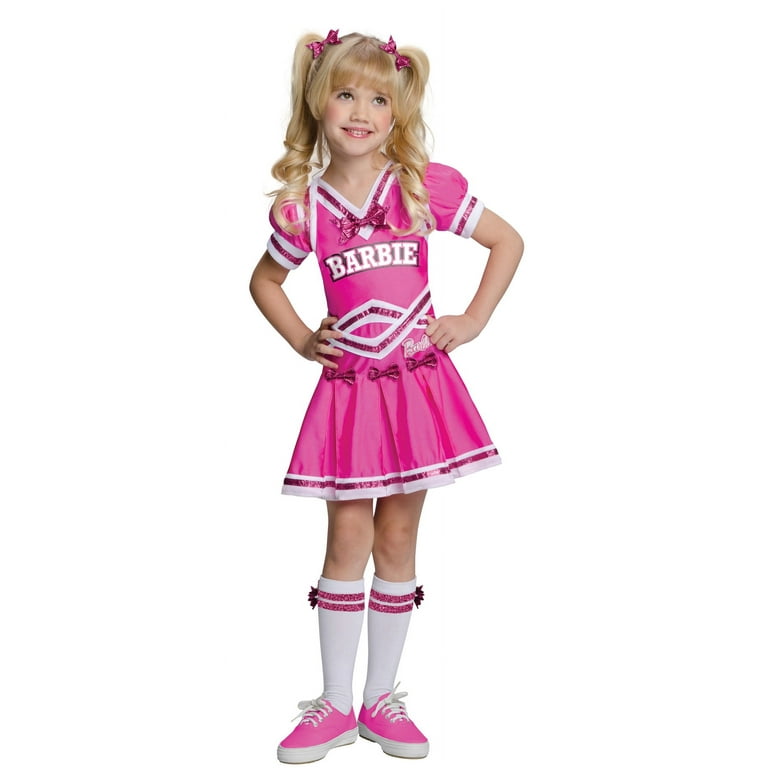 Cheerleader Barbie Toddler Halloween Costume Walmart