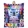 thumbnail image 1 of Cheerleader Blanket Cheerleading Gifts for Girls Teens Women, Cheer Gifts for Cheerleaders - Soft Lightweight Throw Blanket 40x50 Inch, 1 of 6