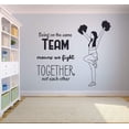 thumbnail image 1 of Cheerleader Cheer Dance Sports Motivation Inspiration Quotes Wall Sticker for Girls Teens Bedroom Kids World Cup Sport Fans Rooms Home Art Murals Decals Wall Art Vinyl Decoration Size (12x15 inch), 1 of 3