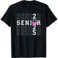 thumbnail image 1 of Cheerleader Cheer Graduation Gifts Cheer Senior Class 2025 T-Shirt Men women T-shirt black, gift. Sizes: S, M,L, XL, 2XL, 3XL, 4XL, 1 of 4