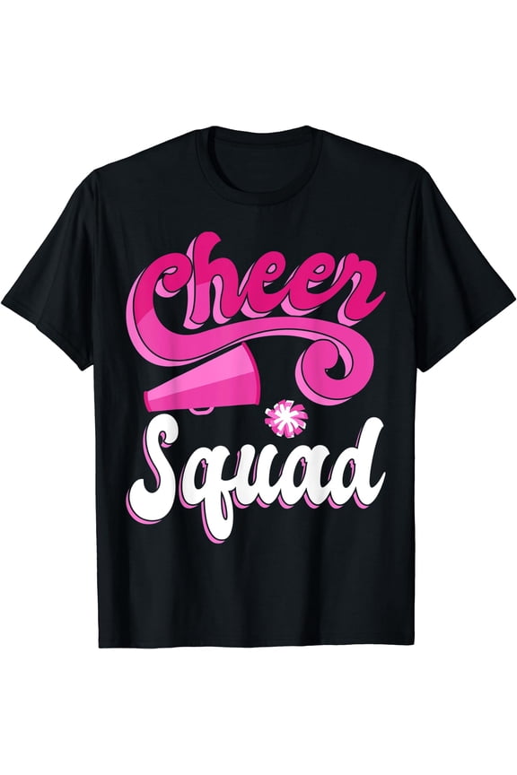 Cheerleader Cheerleading Cheer Squad T-Shirt Black Medium